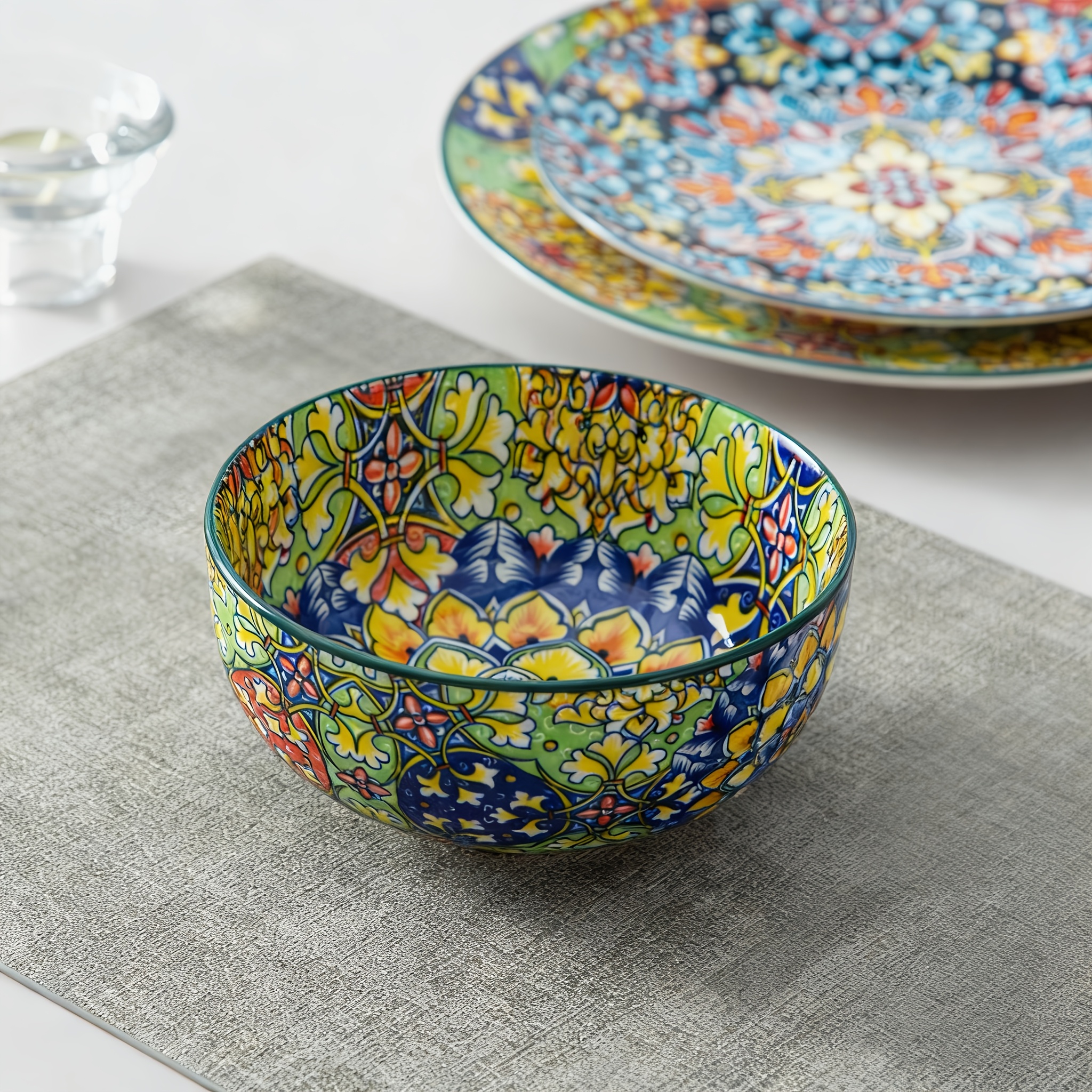 Service De Table Bonna Alhambra 24 Pièces – 6 Personnes – Porcelaine Orientale Élégante – Micro-ondes & Lave-vaisselle