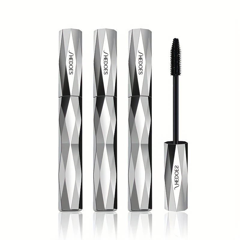 Image of 3pcs Mascara Set: Sweat-proof, Waterproof, And Oil-resistant, Smudge-free. Lengthens, Thickens, And Curls Lashes For , Extended Look. Provides Long-lasting Hold And Definition With Stroke