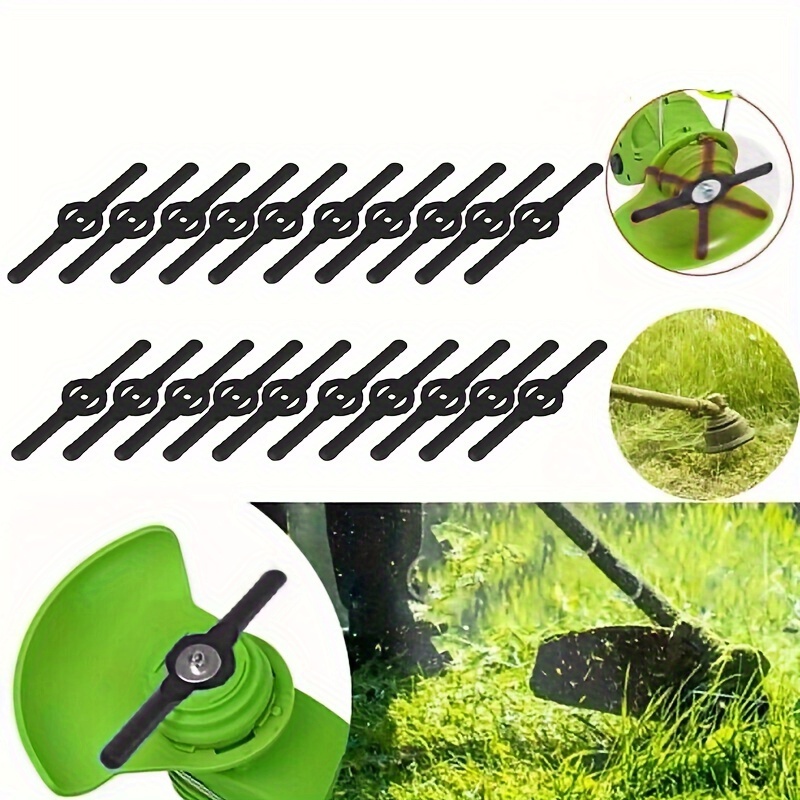 

20/50 Pack Gasoline-powered Grass Trimmer Plastic Long Blades Replacement Accessories For Lawn Mower