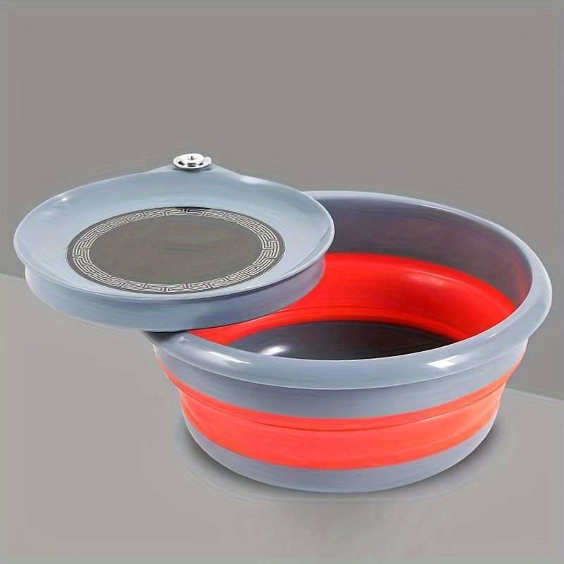 Portable Bait Tray Foldable Bait Container Outdoor Fishing - Temu