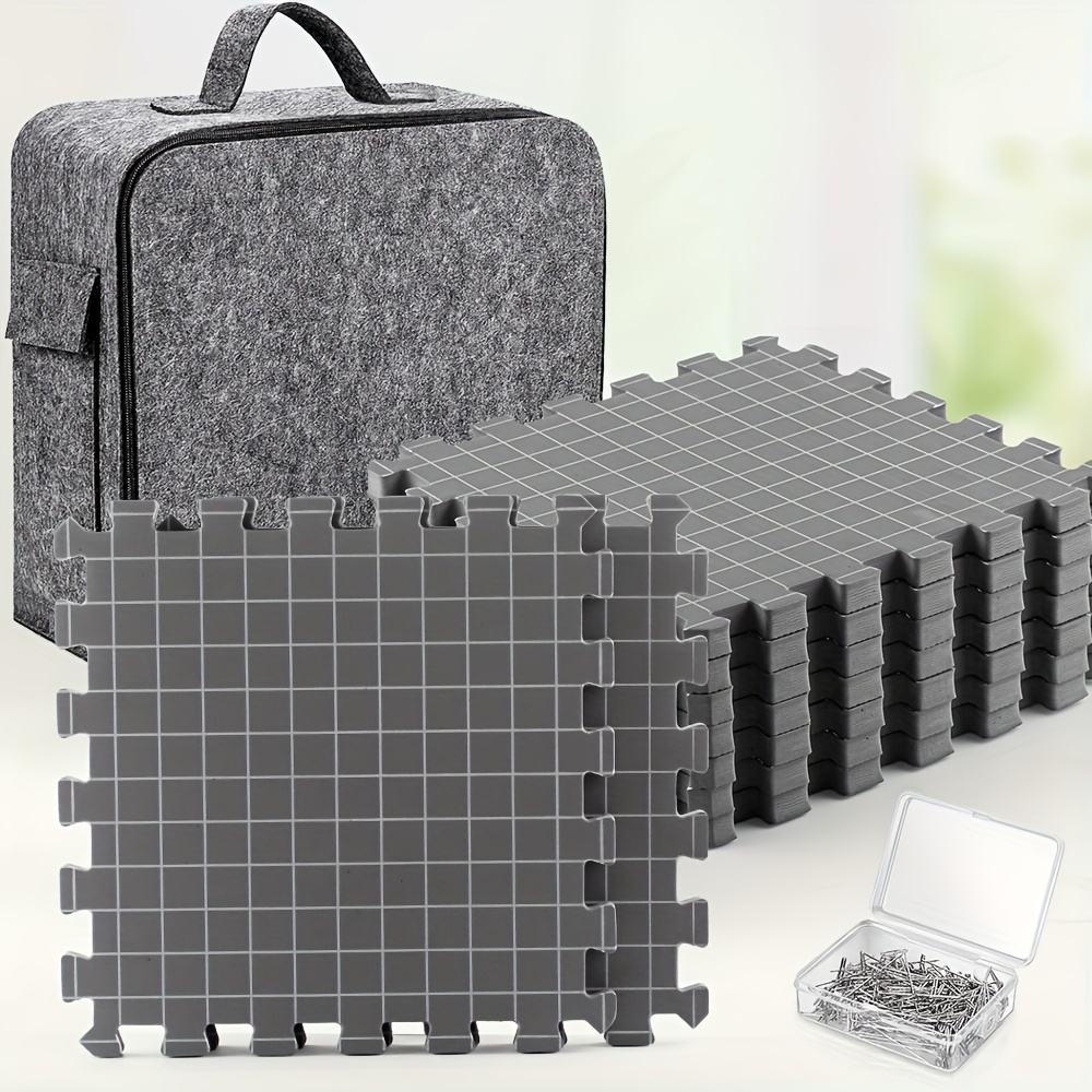 

Weaving , Includes With Grids, 150 T-pins, And A Large Storage Bag, Suitable For Projects Like Knitting, Crocheting, And Lace Work.