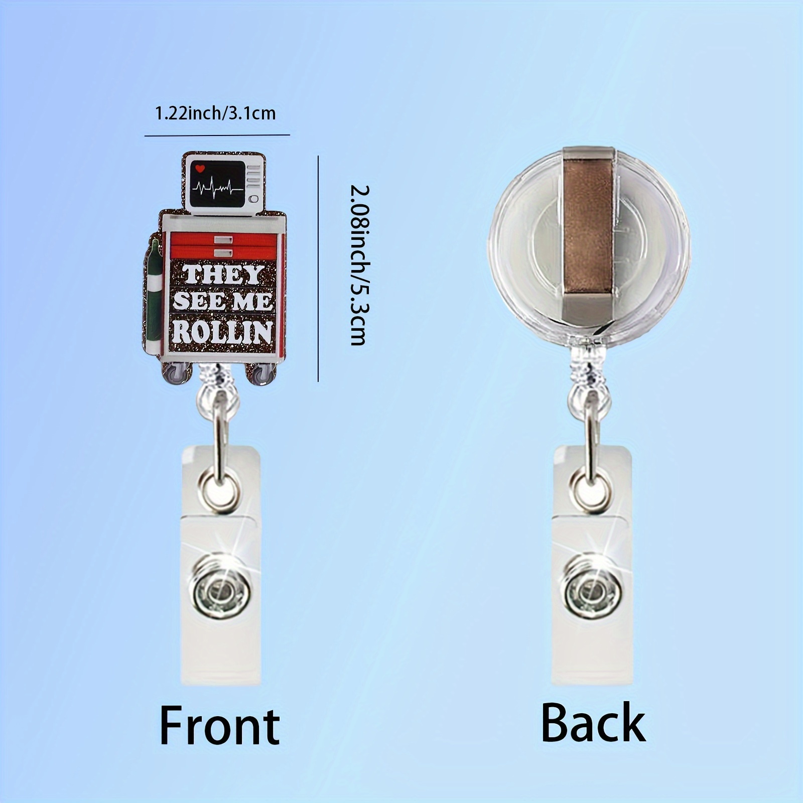 Office Hospital Laboratory Work Id Tag Badge Reel Gift Nurse - Temu Canada