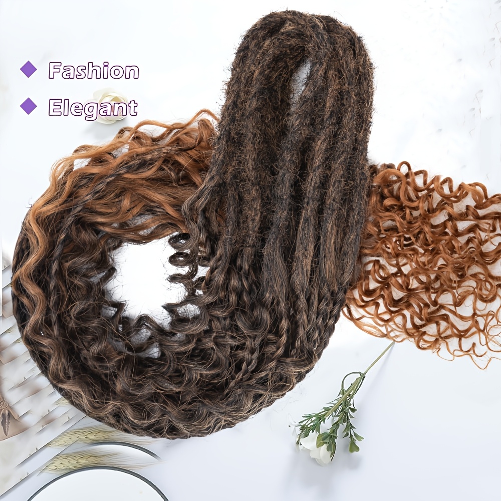 22 inch dual ended braided ponytail extension 3 in 1 synthetic hairpiece for women versatile stylish details 1