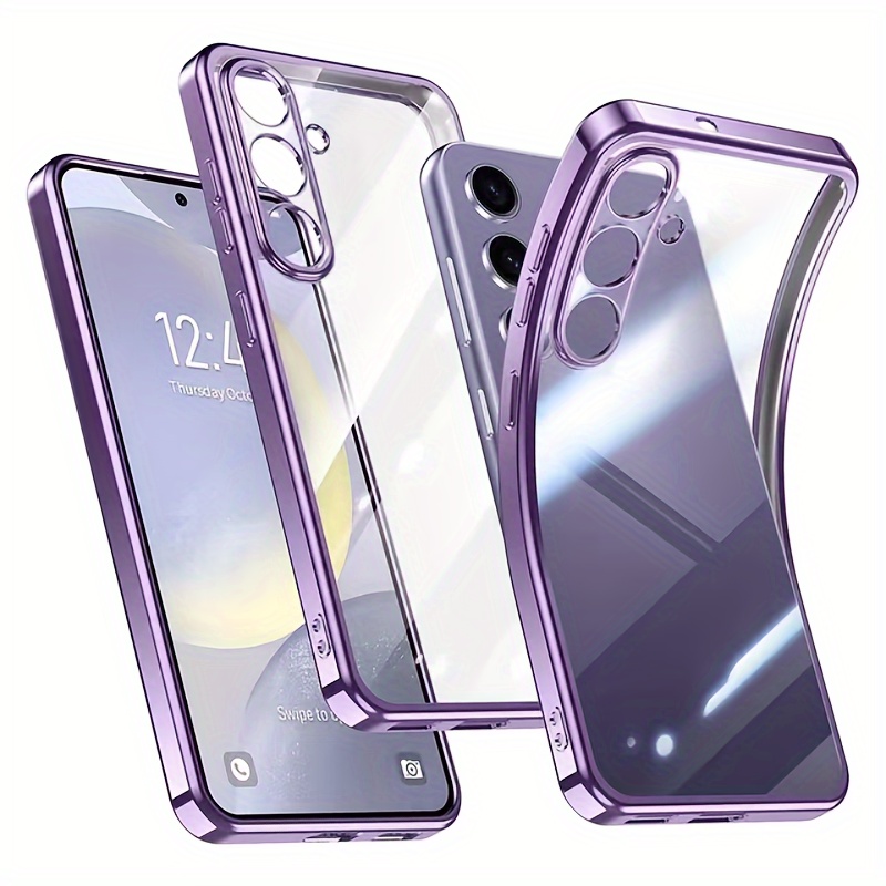 

High-value Electroplating Soft And Transparent Mobile Phone Case Is Suitable A55 A54 A15 A35