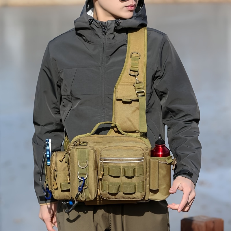 Waterproof Outdoor Multi functional Fishing Backpack Nylon - Temu