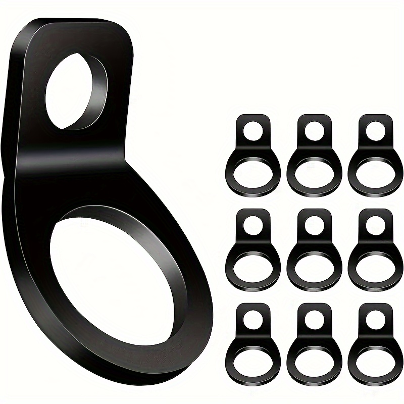 

8pcs Multi-purpose O-ring Tie Down Anchor Hooks For Vehicle, Truck, And Bicycle - Secure And Versatile Strap Anchor Hooks