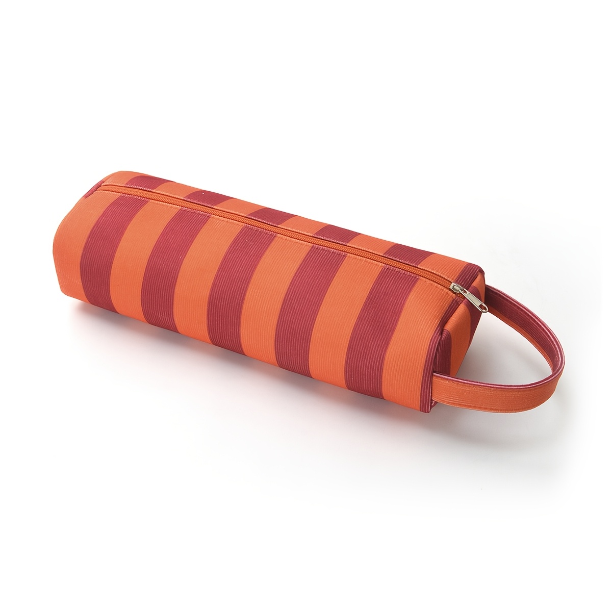 Image of Striped Hair Dryer Storage Bag, Portable Hairdressing Tool Storage Bag, Hotel Travel Travel Luggage Storage Tool, Hair Dryer Curling Iron Storage Bag, Cosmetic Toiletry Storage Bag, Makeup Travel Case