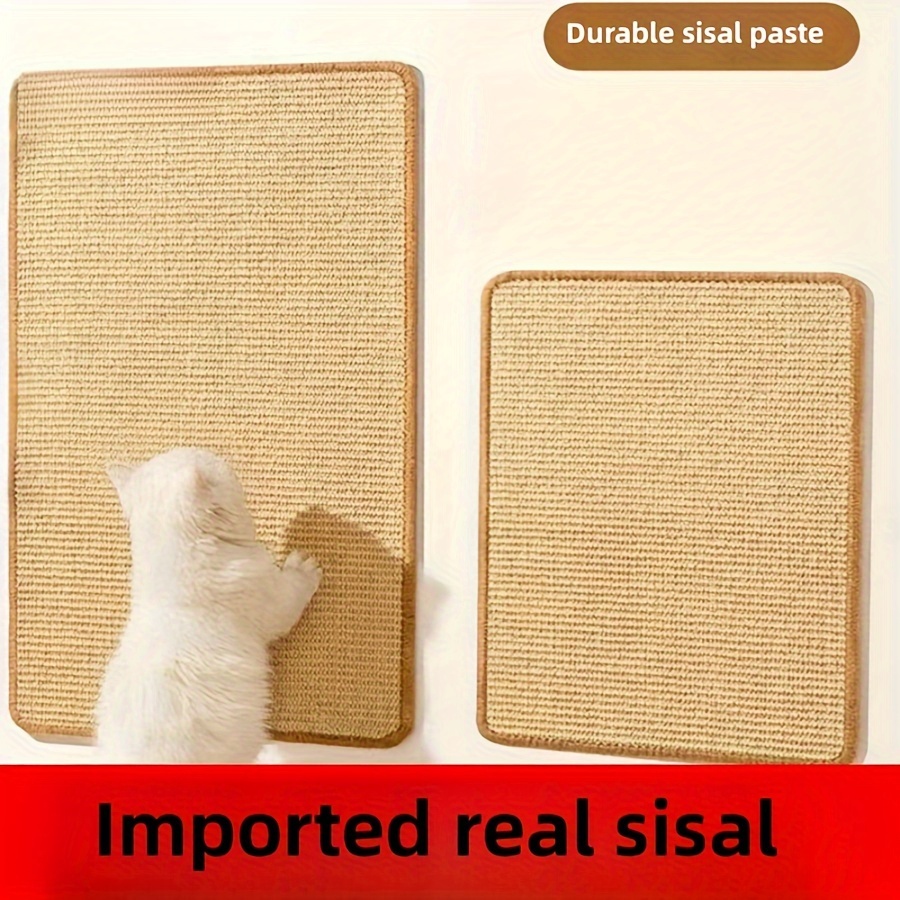 

Sisal Cat Scratching Board, Pad, Grinding And Scratching, Non-drop Dander Cat Scratching Board, Stickable Cat Mat, Cat Scratching Wall Sticker