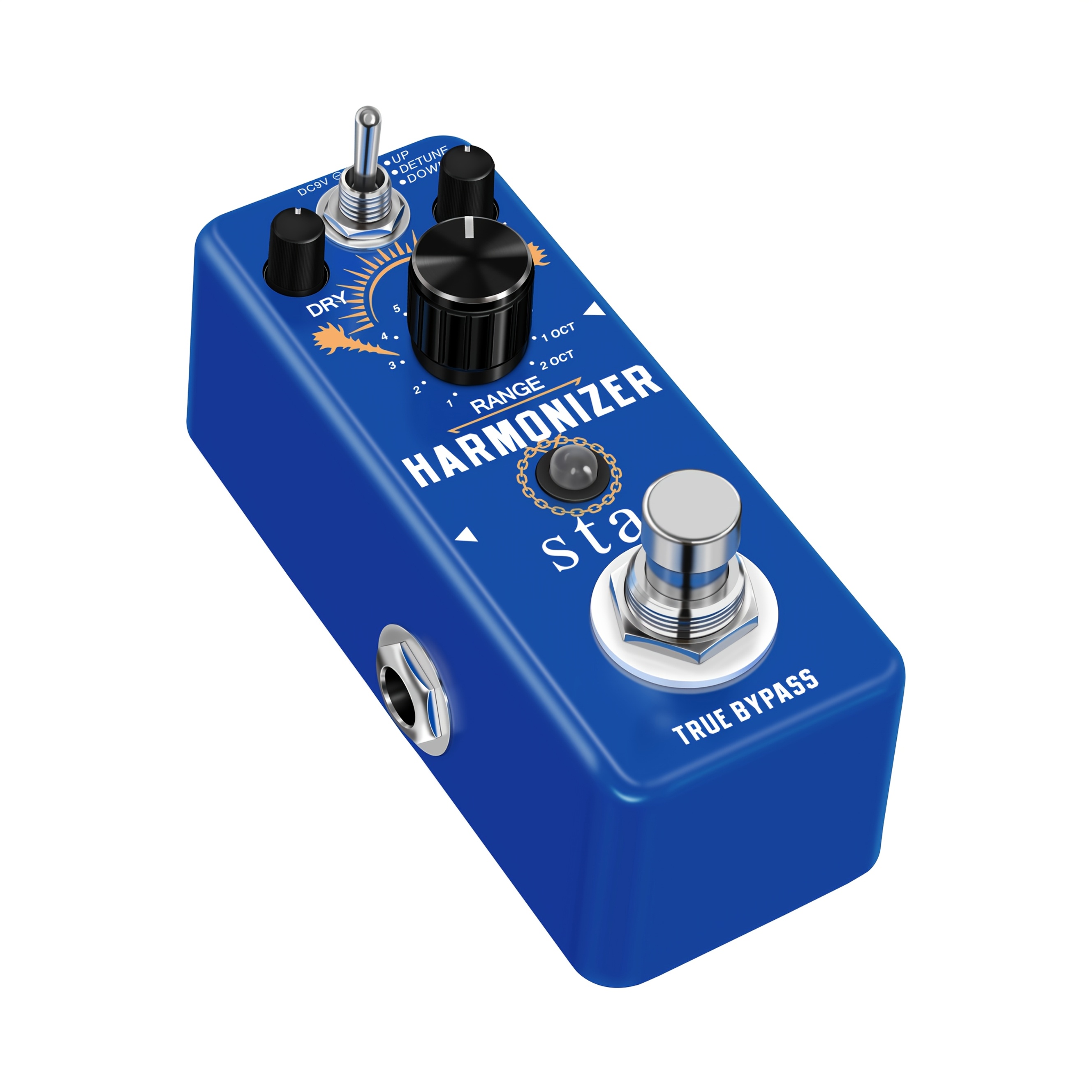 TEMU Digital Octave Guitar Pedal, Pitch Shifter Effect Pedal Mini True Bypass For Electric Guitar & , Power Adapter