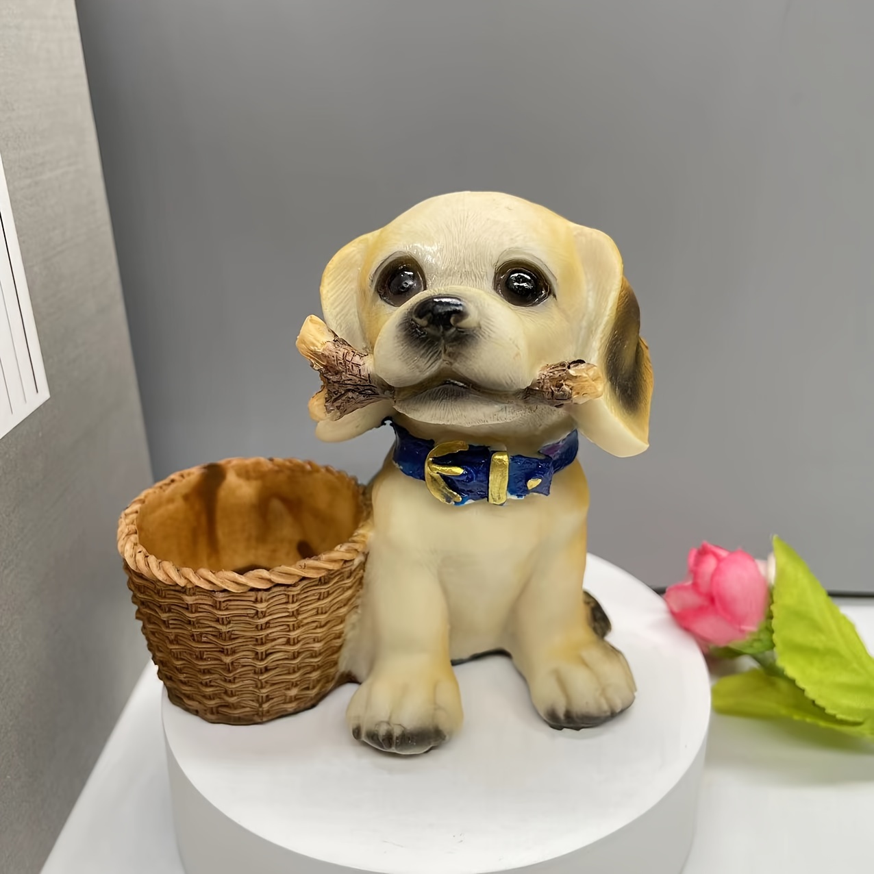 かごの犬石材彫刻品 【公式通販】