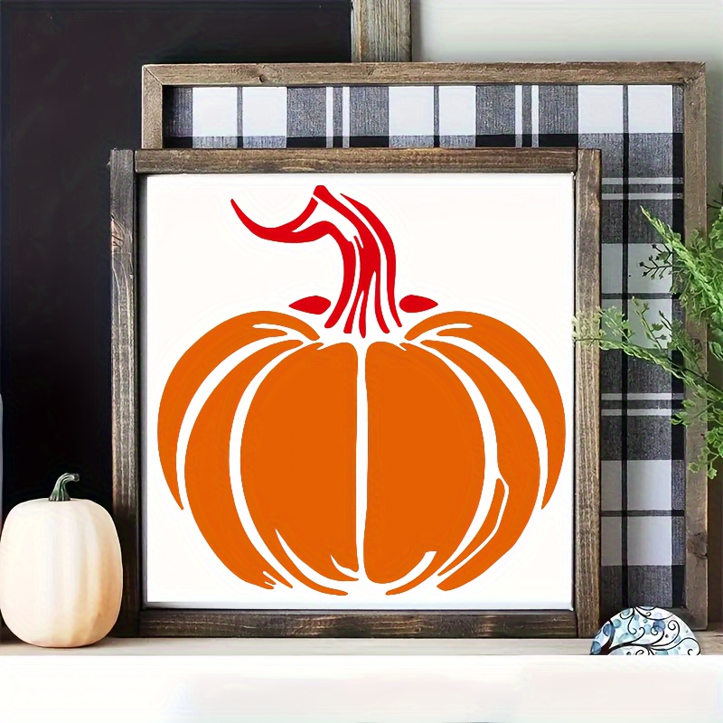 36 Herbst-Schablonen Zum Malen – 13x13 Cm, PET-Material, Mit Thanksgiving-Motiven Wie Kürbis, Truthahn, Ahorn