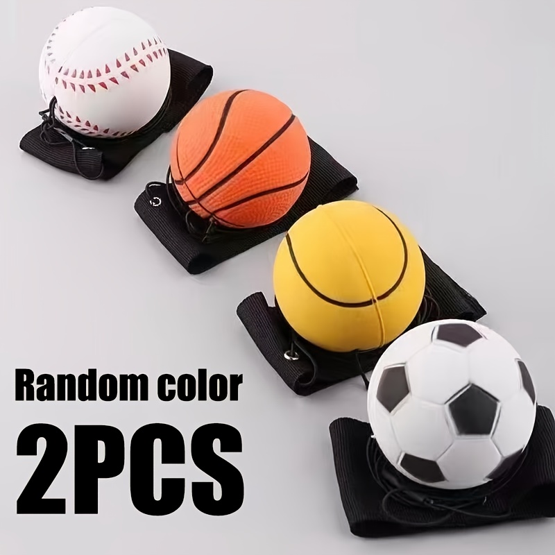 TEMU Wrist Elastic Ball, Hand Throwing Rebound Ball, Training Wrist Ball