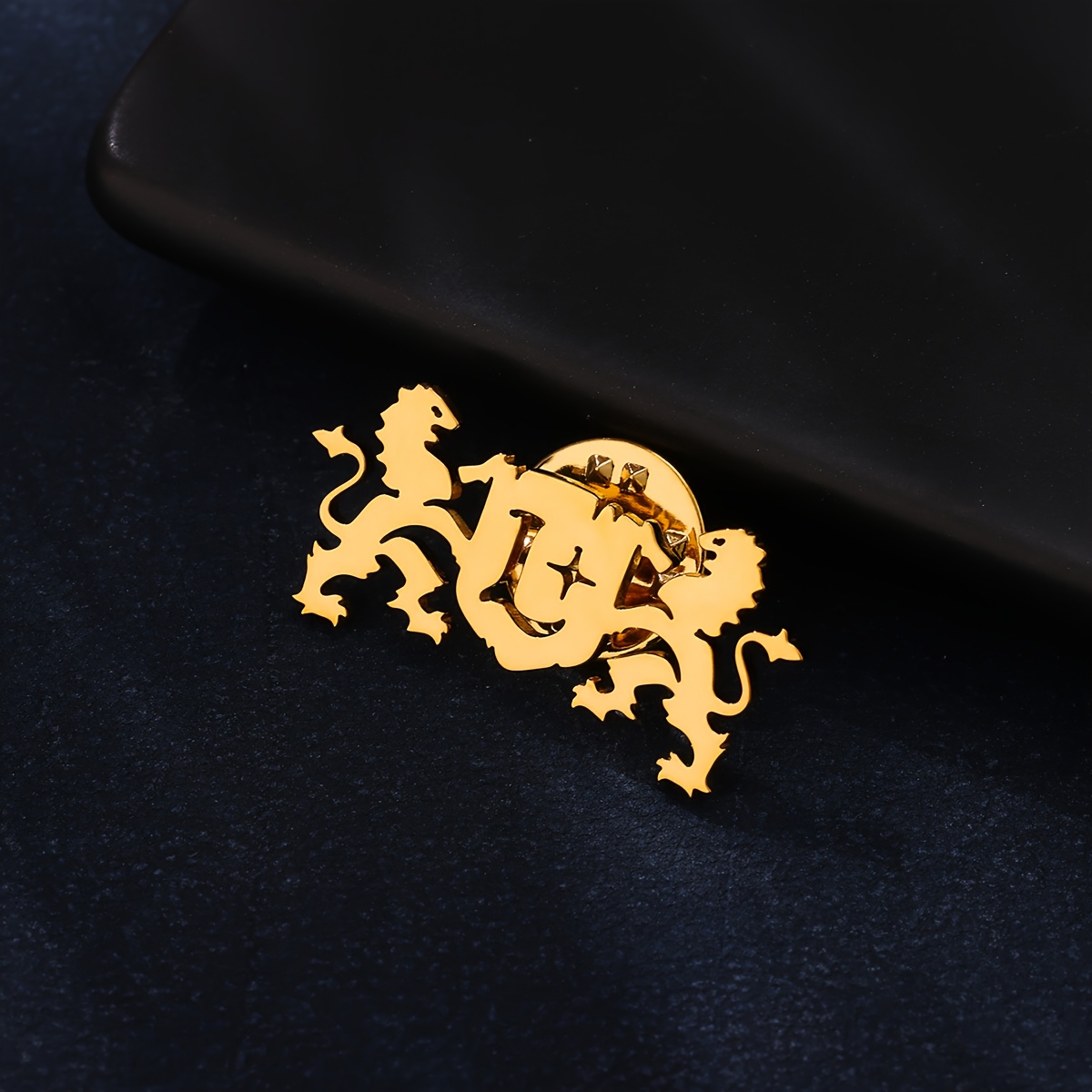 E-shop Herren-Anstecknadel mit individuellem Logo - Einzigartiges kreatives Design, Edelstahlschmuck für Anzüge und Hemden - Das perfekte Geschenk für