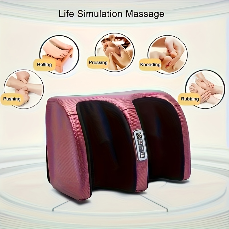 Foot Massager with Heat Function, Suitable for Legs, Feet, And Arms, Providing Deep Kneading And Compression - Perfect for Home Or Office Use.Black Friday Discount Promotion, An Ideal Valentine's Day And Gift for Birthday, Christmas Or Festival