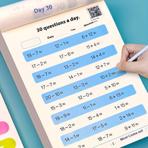 set of 6 books 30 daily exercises in elementary school mathematics special training books and mental