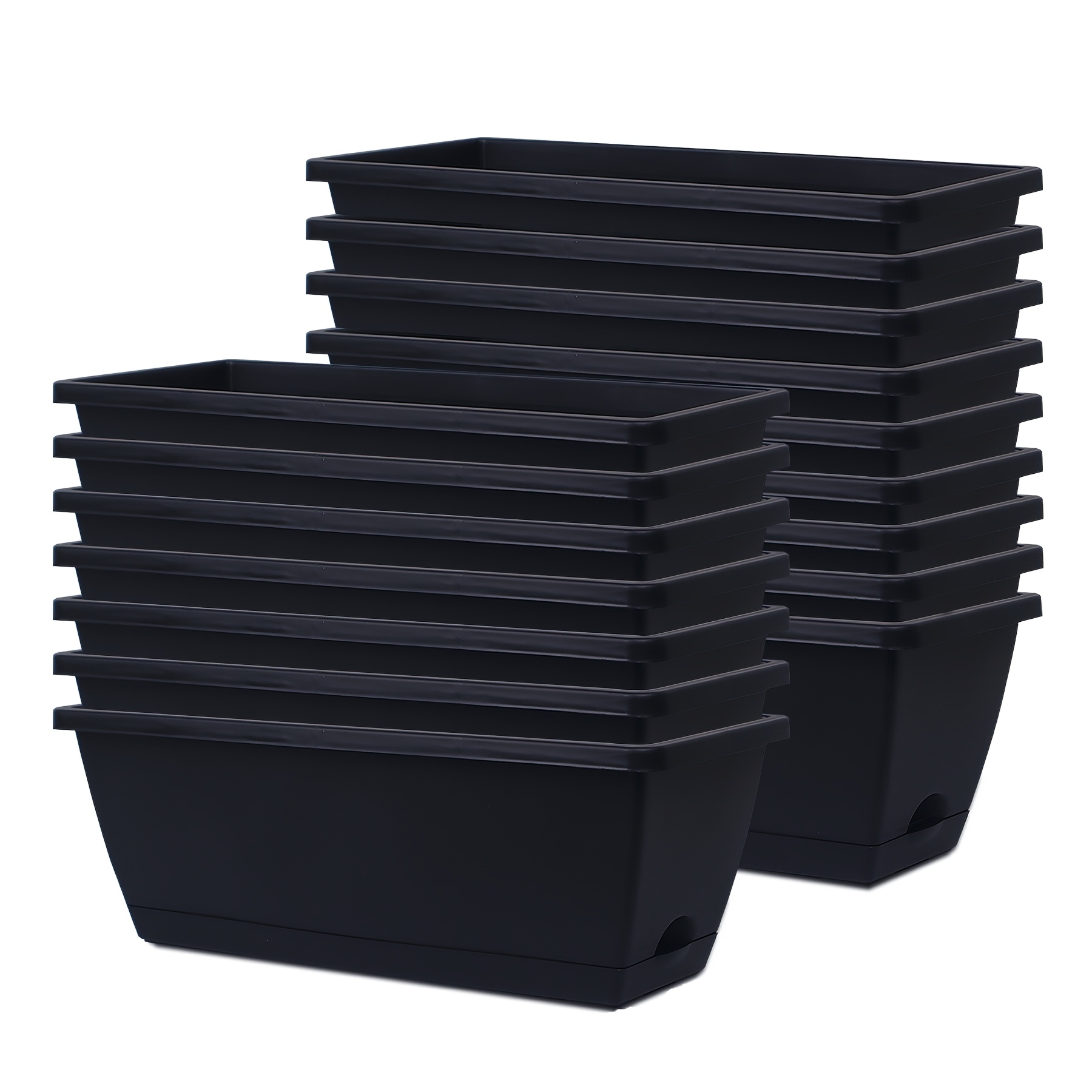 

Box , 16/8 Plastic 17 Rectangular Saucers For , ,