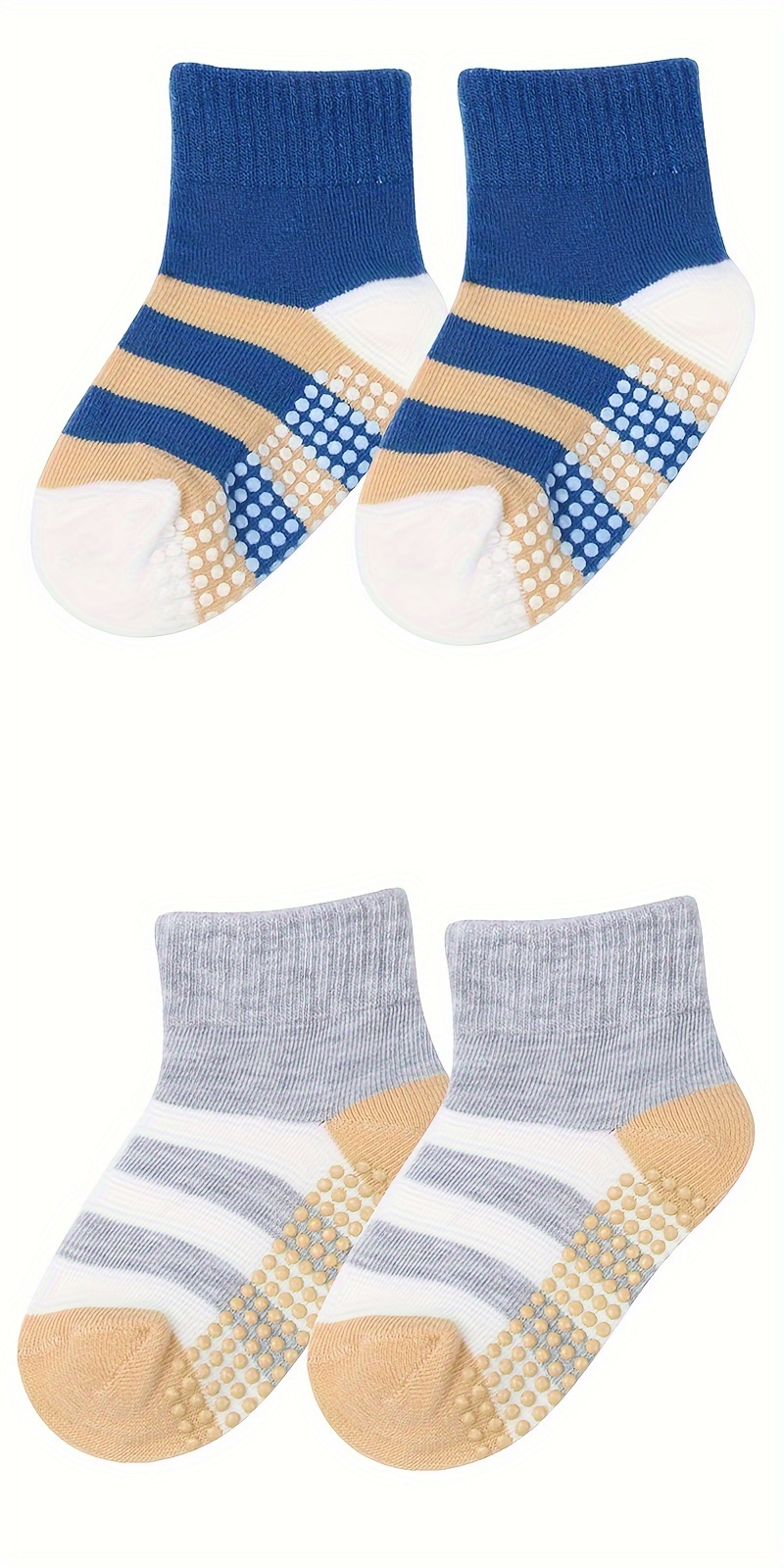 Toddler's Baby's Cute Striped Low cut Ankle Socks Soft Comfy - Temu