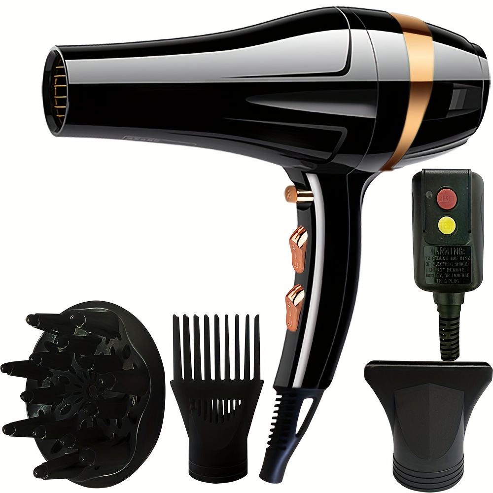 secador pelo potencia 1200w difusor flujo aire frío Temu Guatemala