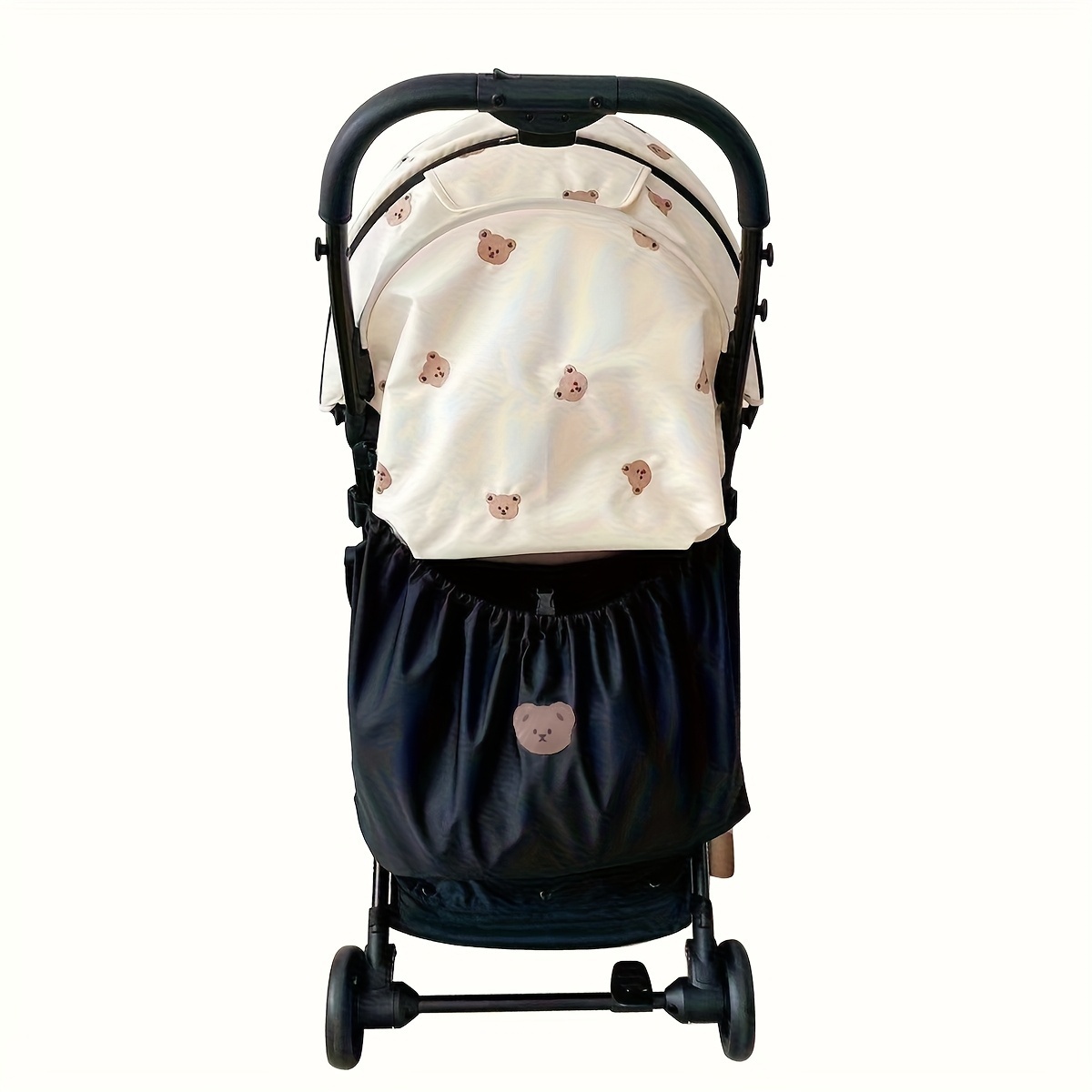 Temu – TEMU 1pc Stroller Bag Lightweight Parent Bag With – Large Capacity Storage Pouch For Strollers, Milk Bottles & More – Ideal Christmas, Halloween,
