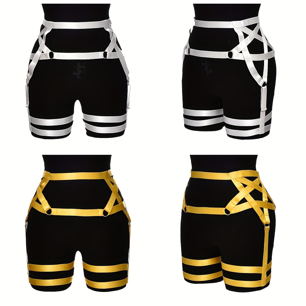 pentagram garter belt Gothic Punk Pentagram Thigh Belt Garter Leg Straps for Girls Harness  Jewelry