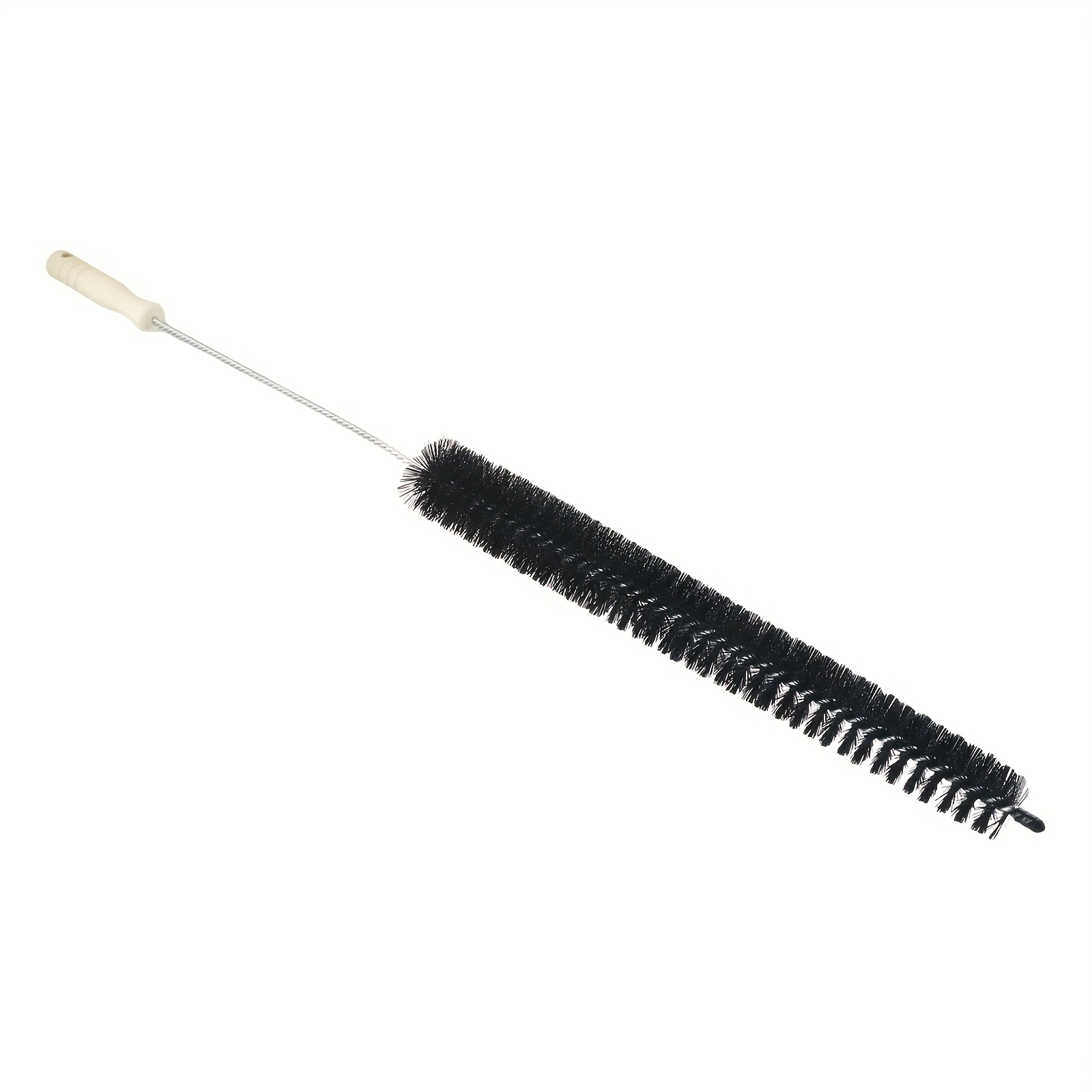 1 buc Perie multifuncțională pentru curățarea radiatorului cu mâner de lemn și peri din nailon - Îndepărtare eficientă a prafului și scamei pentru ventilații, unități AC, mașini de spălat, uscătoare, frigidere, congelatoare și balustrade de scară - Perfectă pentru dormitor, baie, bucătărie, sufragerie și altele