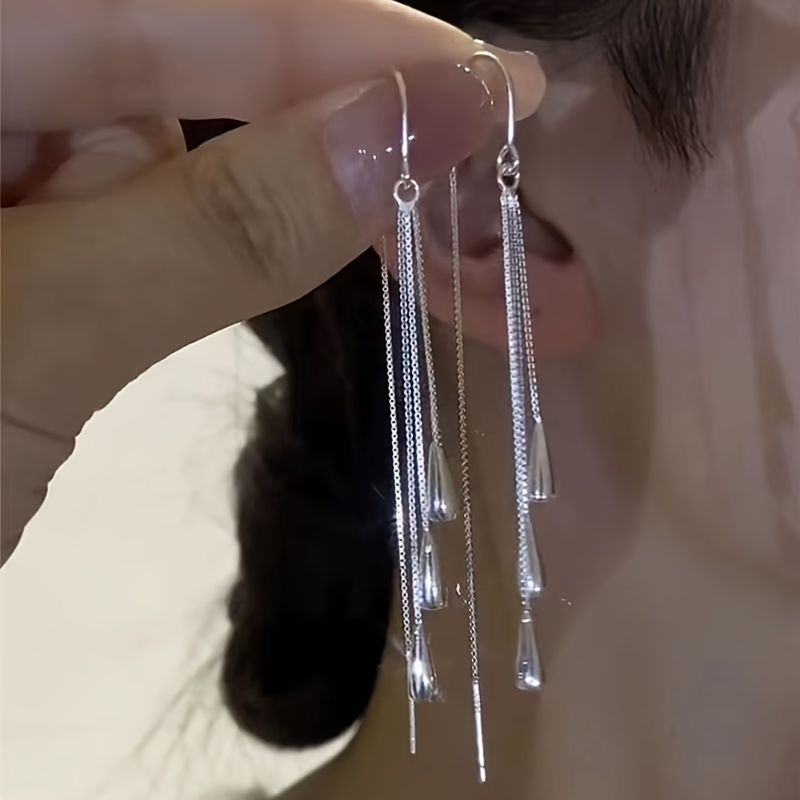 

Women's Drop - Unique For Weddings & Parties, 925 Silvery Posts, 's