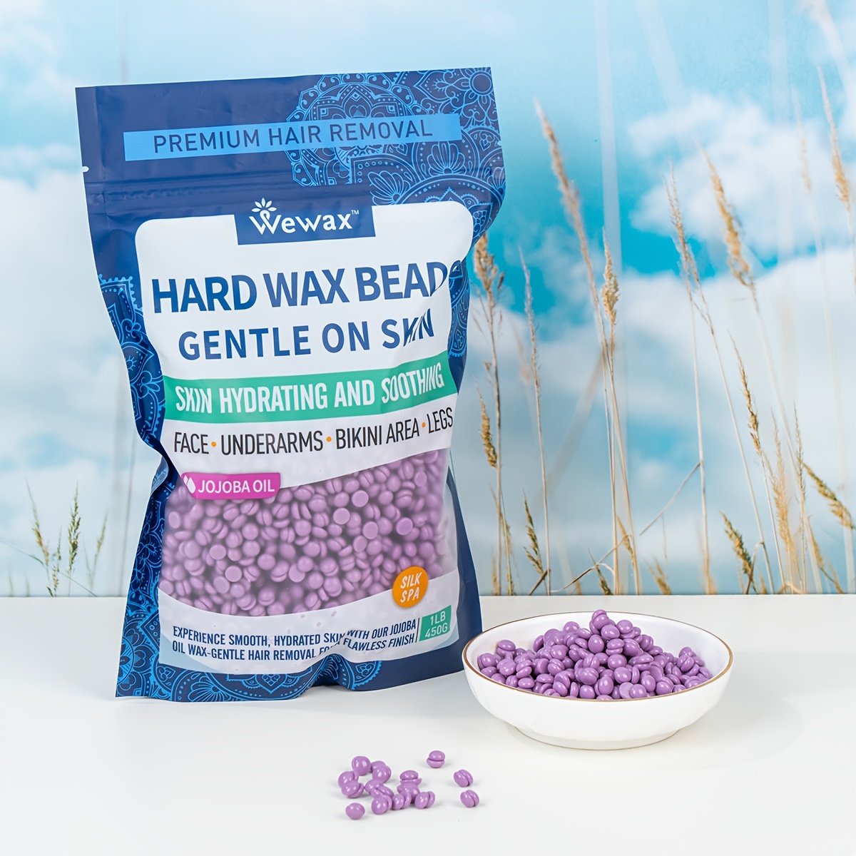 Image of Wewax Removal Wax Beans Fine And Coarse Hair. Fast Full-body Hair Removal.