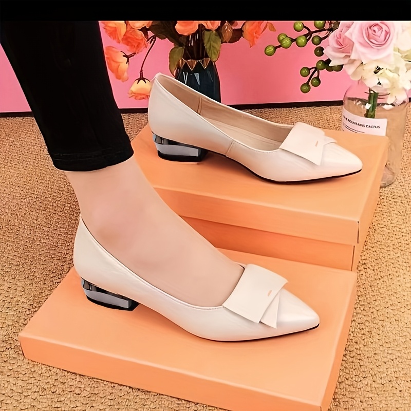 New Women'S Soft faux leather Flats with a Pointed Toe, Soft Sole, And Versatile Design for Spring And Autumn, Perfect for Mothers., Women Shoes