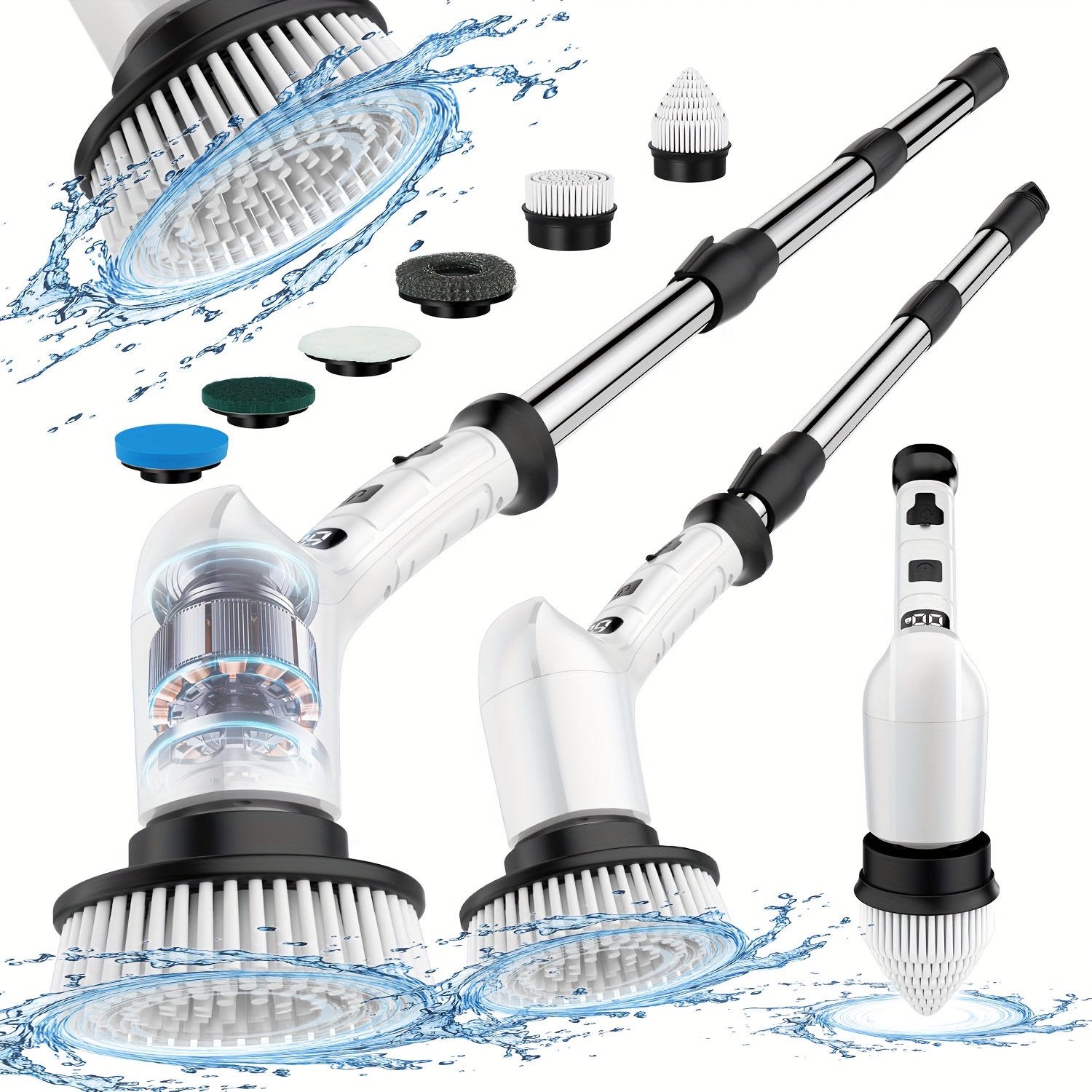Electric Cleaning Brush 8-in-1