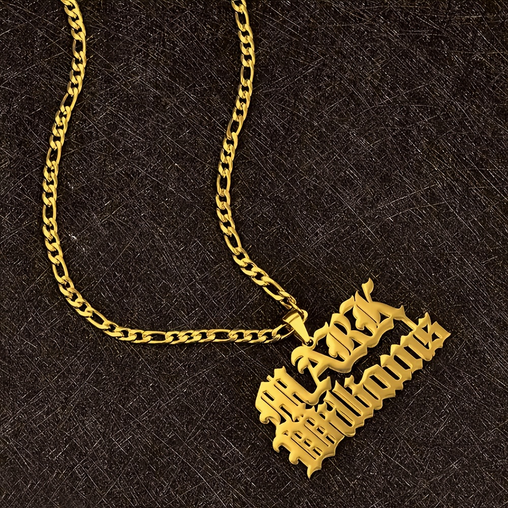 TEMU Customize 1 Or 2 Name Necklaces, Stainless Steel Name Necklaces, Multiple Name Necklaces, Exquisite Name Necklaces, Personalized Jewelry,