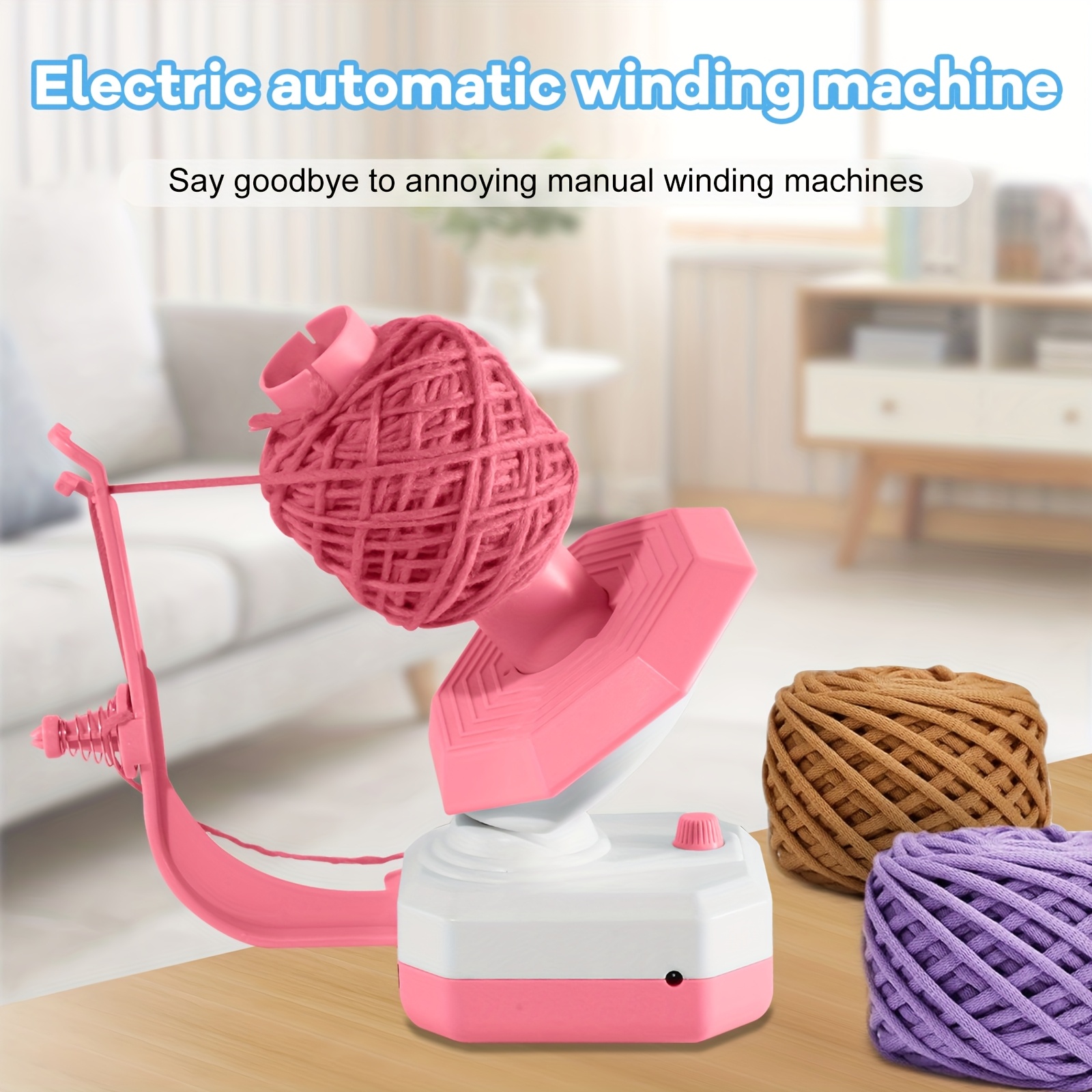 Electric Yarn Winder Pro, 10Oz Large Automatic Ball Winder