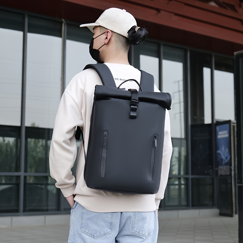 Men's Large Capacity Travel Backpack, Carry-On Backpack, Separate Laptop Compartment, Outdoor Sports Hiking Daypack for Casual Daily Use
