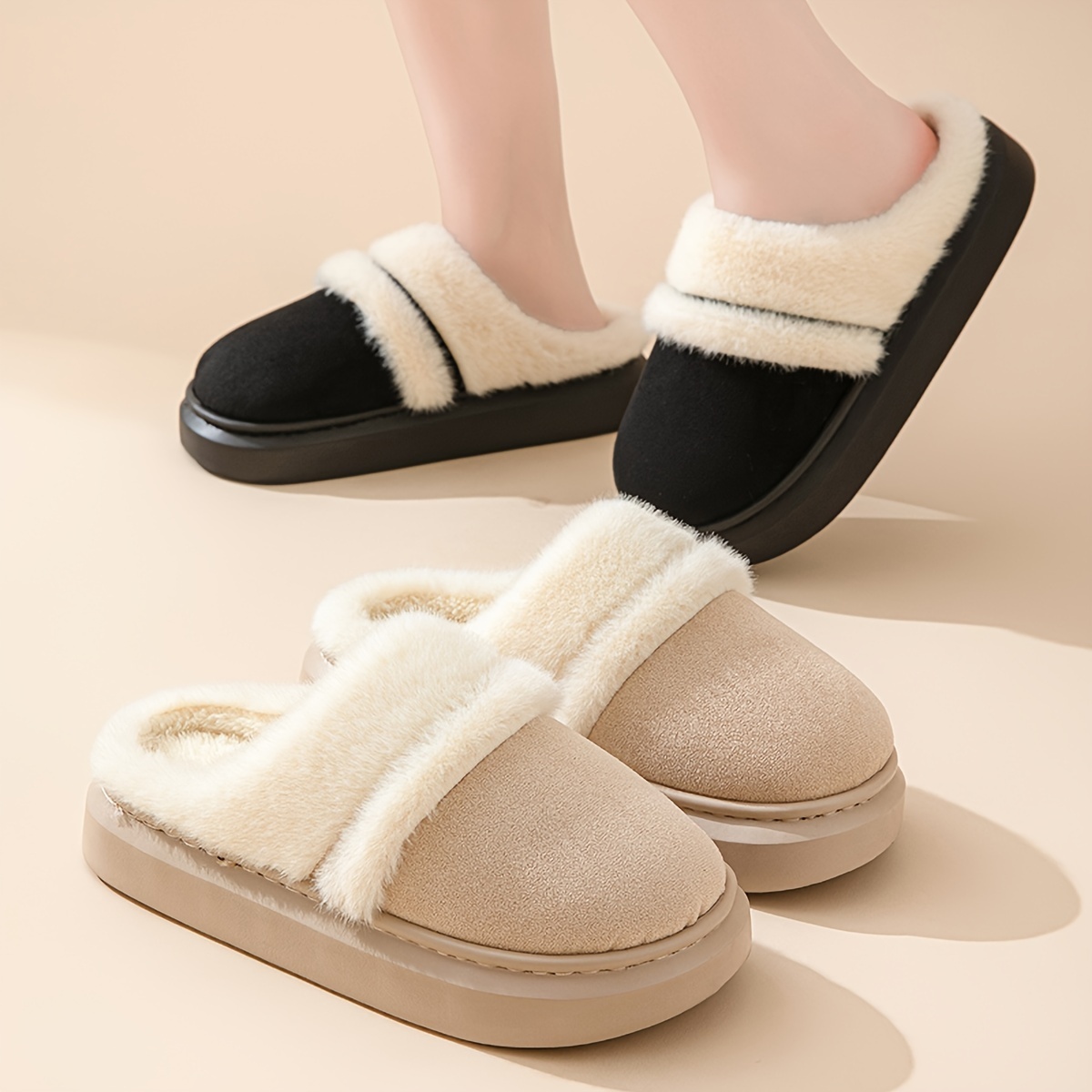 

Fleece-lined Slippers - , Shoes & , For Fall/