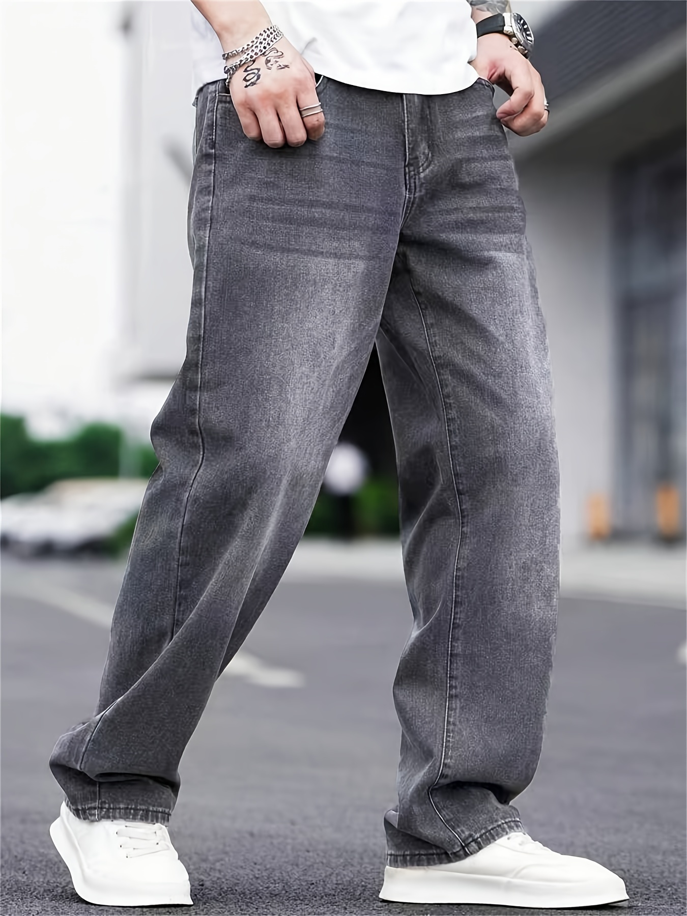 Baggy Jeans - Denim grey - Men