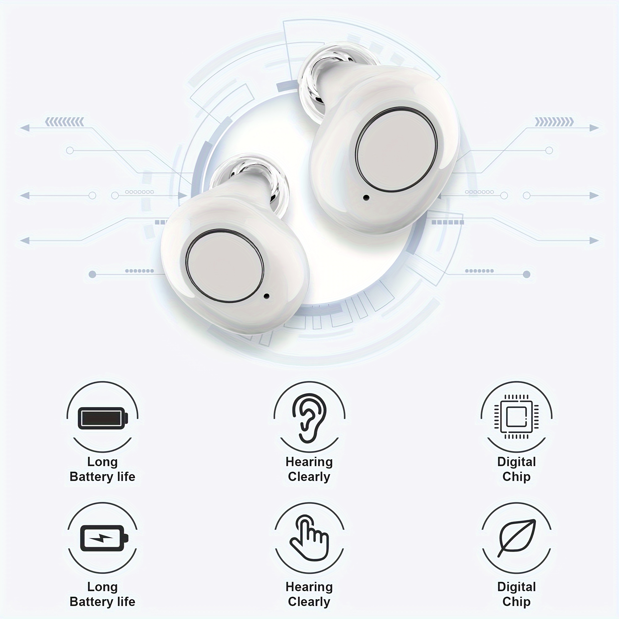 京豪助听器a39升级版带便携充电盒成人用ite型 商品详情 1