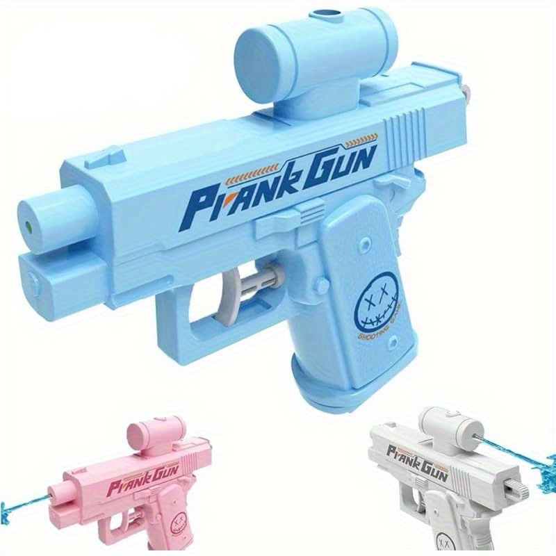 Yepfirst Dual-Sided Reverse Water Gun - Bidirectional Sprayer with Front & Back Shooting, Quick-Reload Prank Weapon for Parties, Office, School - Funny Practical joke gift (White) - Compatible with standard eyewear, Outdoor Fun, Playful Design, Easy to Use, Office Pranksters