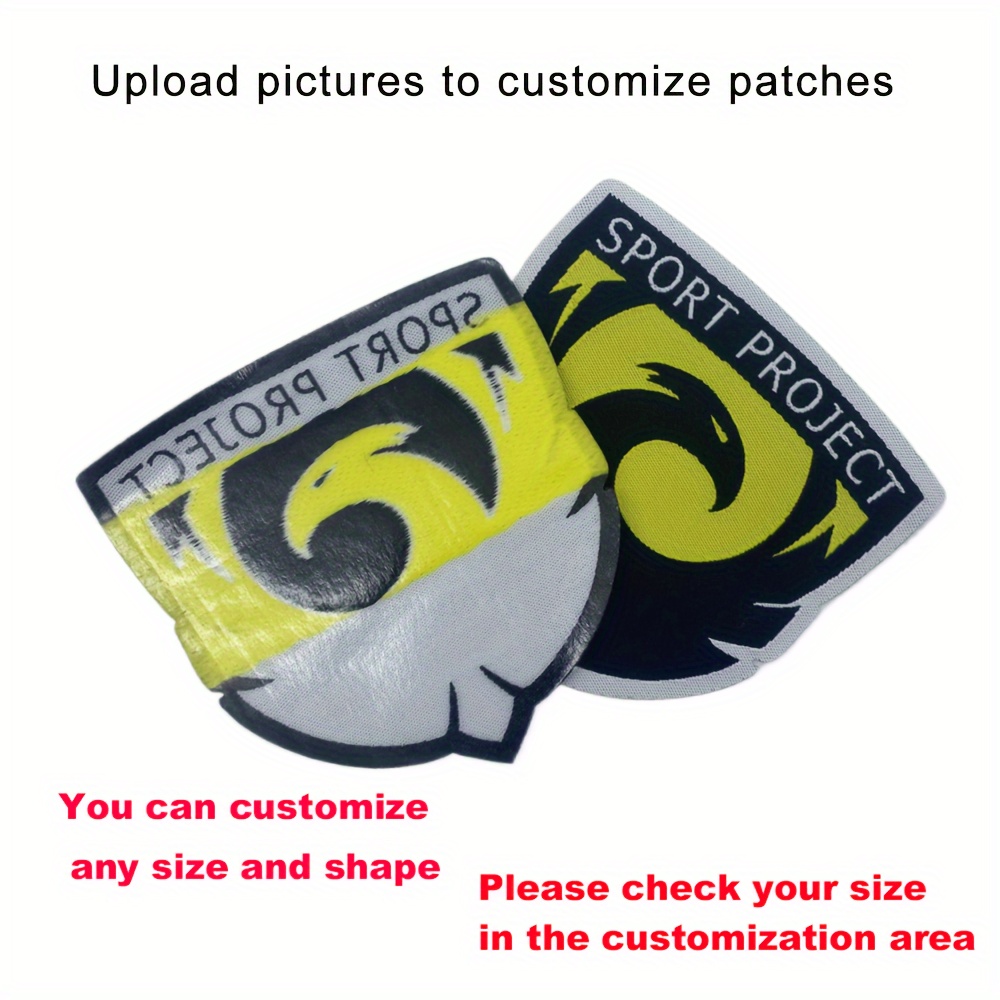 

5pcs Custom Back Iron On Patch, Custom Bag Clothes Fashion Patches