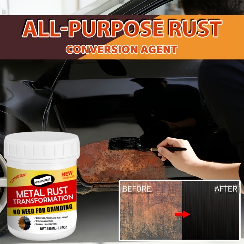 metal rust conversion agent for automotive metal   suitable for automotive chassis frames door frames wheel hubs and other metal components provides long lasting protection by   preventing rust   and   a stable