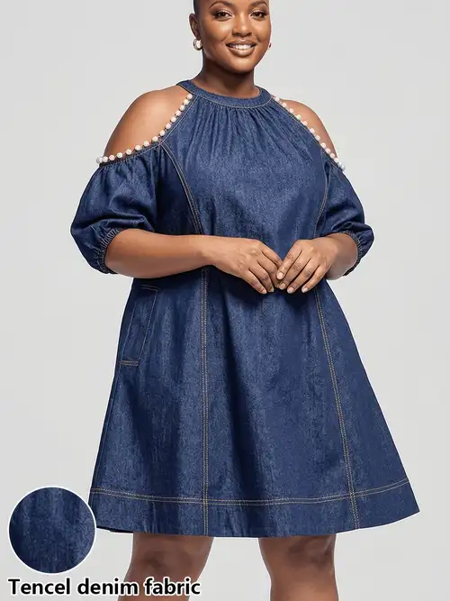 denim off shoulder dress sold on Temu United States denim off shoulder dress sold on Temu United States