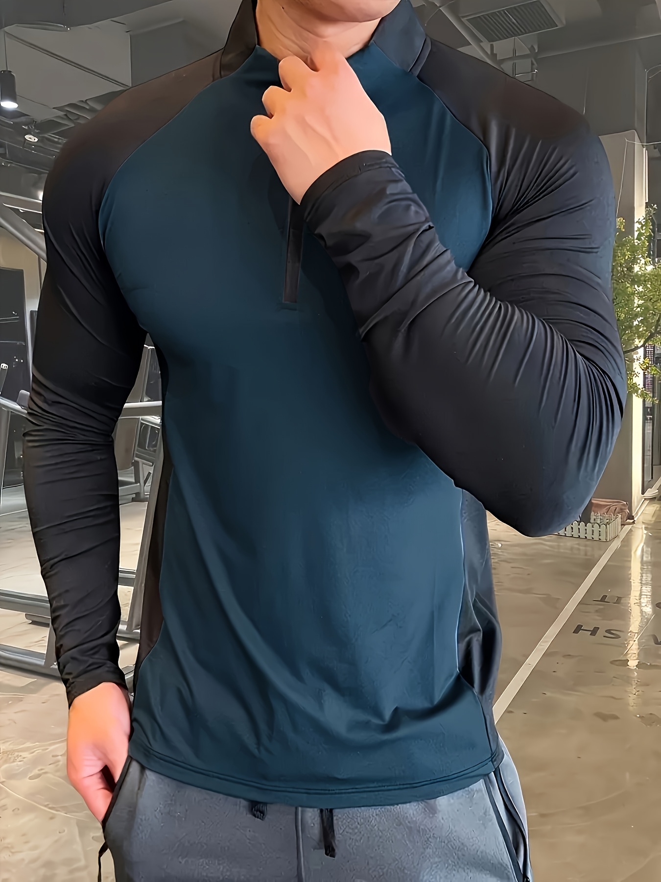 magliere atletici zip e maniche lunghe Temu Italy