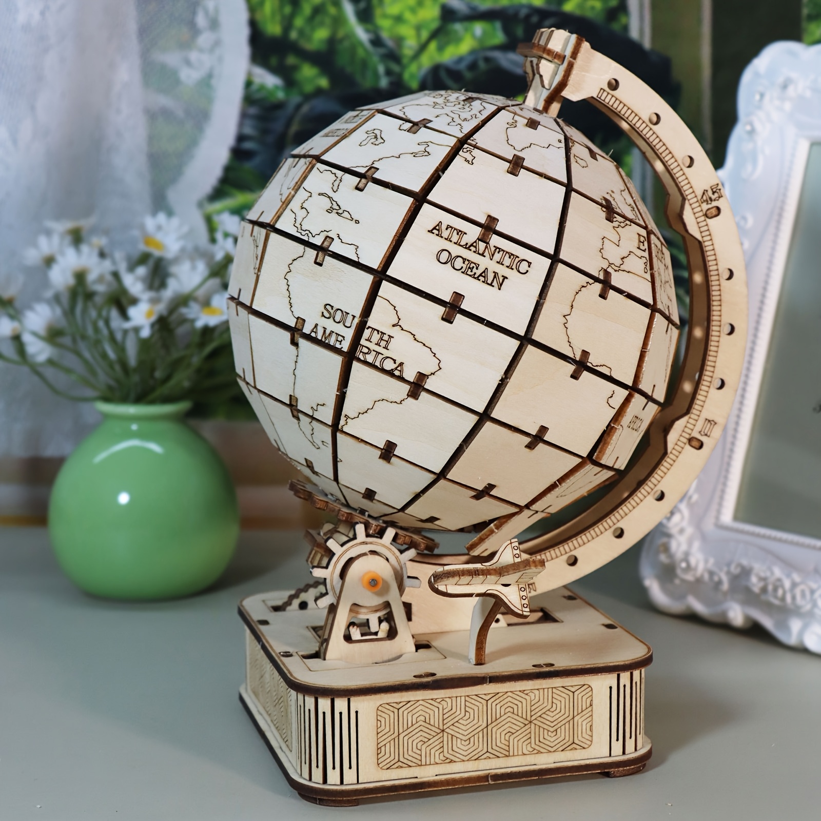 TEMU Handcrafted Christmas Presents: -yourself Model Kits For A 3d Wooden Puzzle.