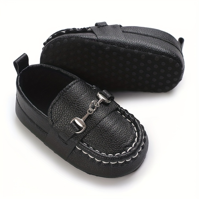Casual Solid Color Slip On Sneakers For Baby Boys, Lightweight Non-slip Walking Shoes For Spring And Autumn