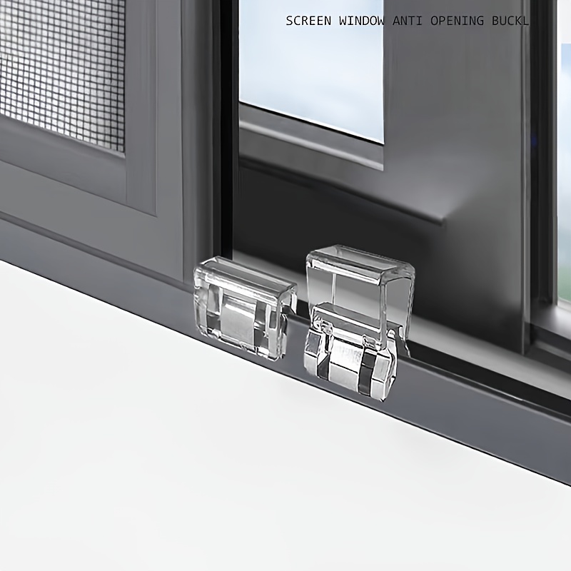 Window Lock Buckle Set, Fixed Flat Opening Limiter