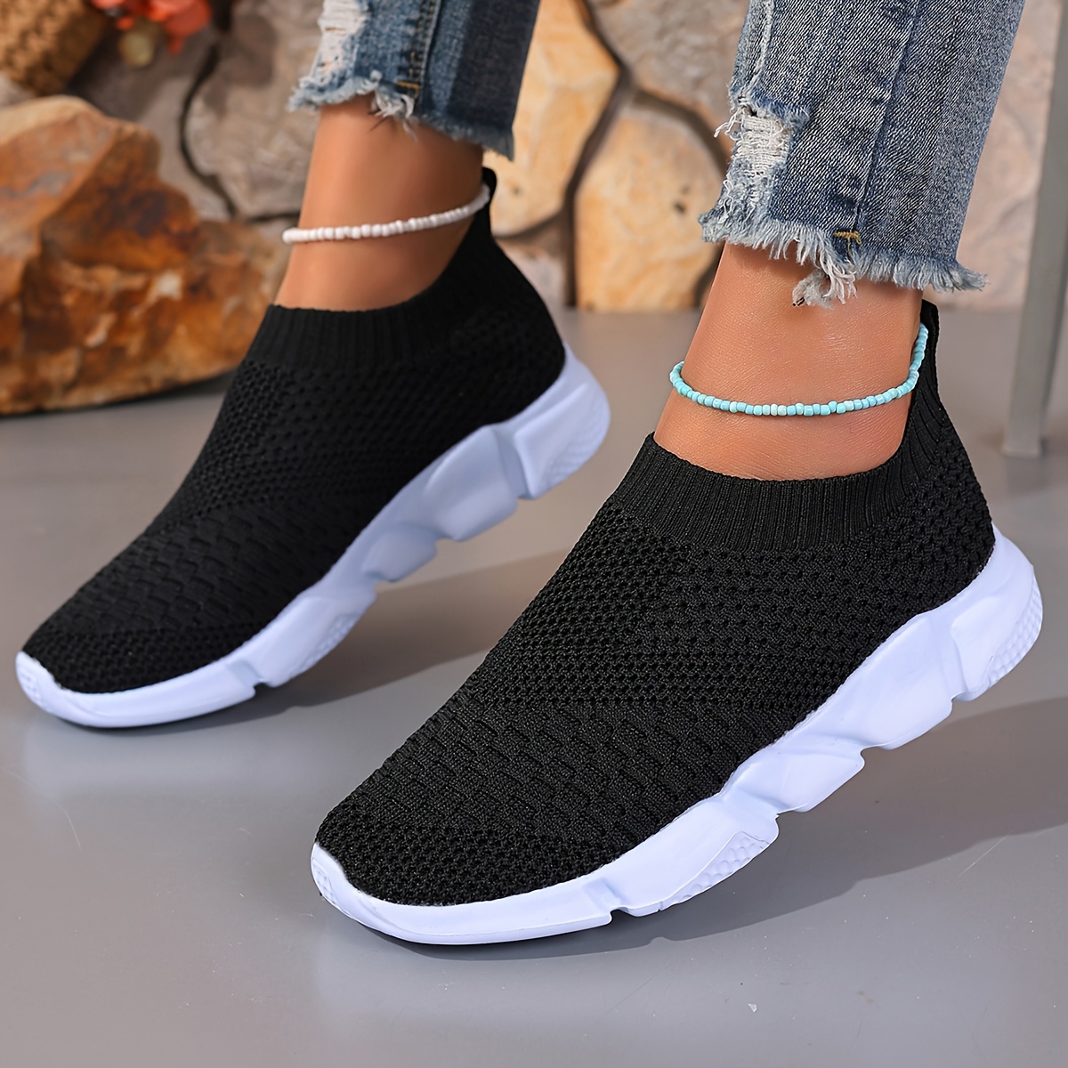 damenschuhe leichtes schlupf sneaker – atmungsaktives Temu Austria