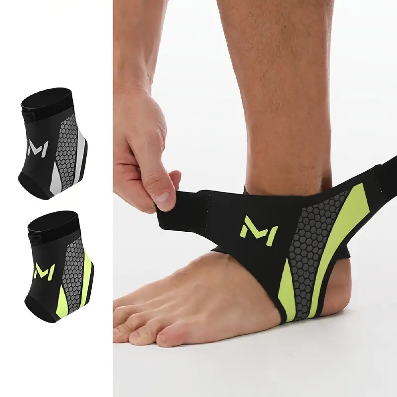 1pc Fitness ankle protector, made of breathable polyester material, suitable for sports such as basketball, football, mountain climbing, running, dance, etc