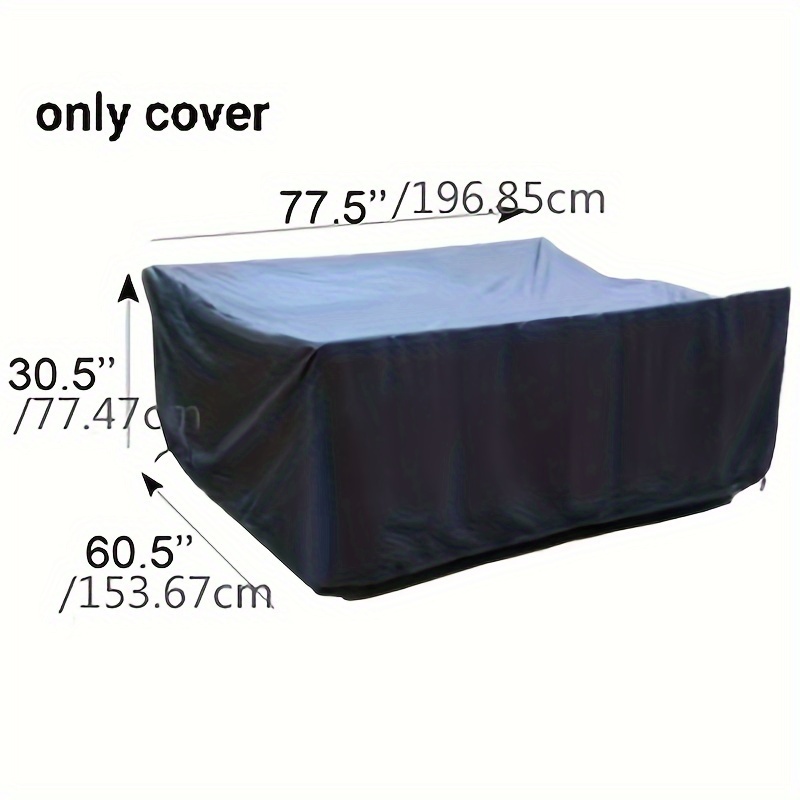 210d Heavy-duty Oxford Fabric Outdoor Patio Table Cover, Garden Table Cover