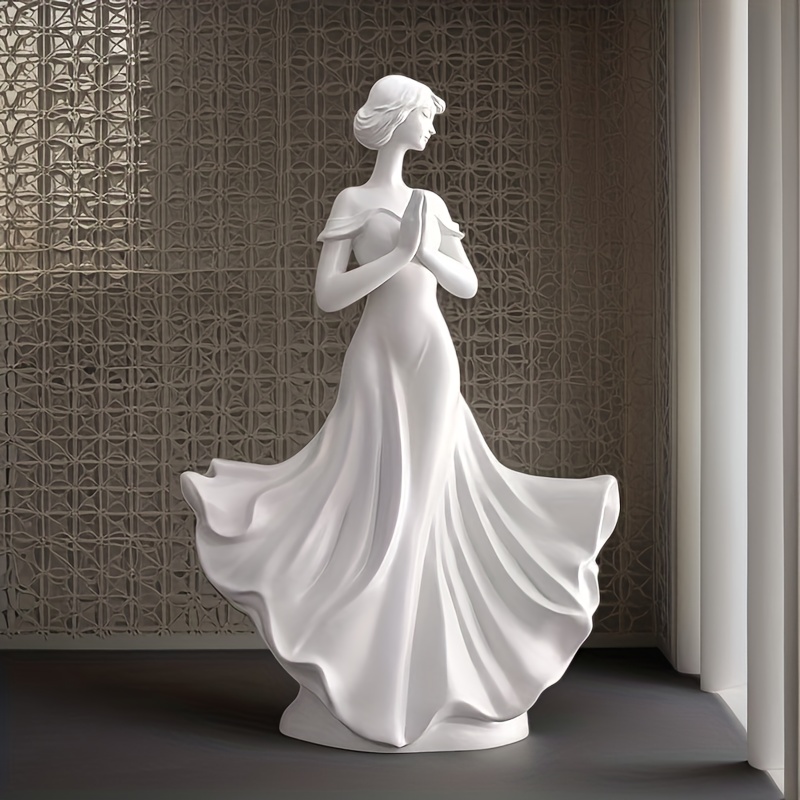 Image of A Creative Figure Art Statue, Suitable For Living Room Entrances, Study Rooms, And Counter Decorations, Perfect As Gifts For Valentine's Day, Mother's Day, Christmas, And Thanksgiving