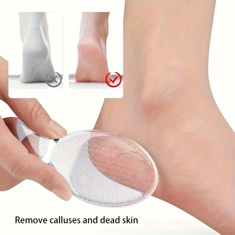 

à Pieds en Verre - Exfoliateur Double , de des Pieds et de Façonnage des Ongles, Éliminateur de Callosités Professionnel , Non , Ne Nécessite Ni Électricité Ni , Lavable et Réutilisable