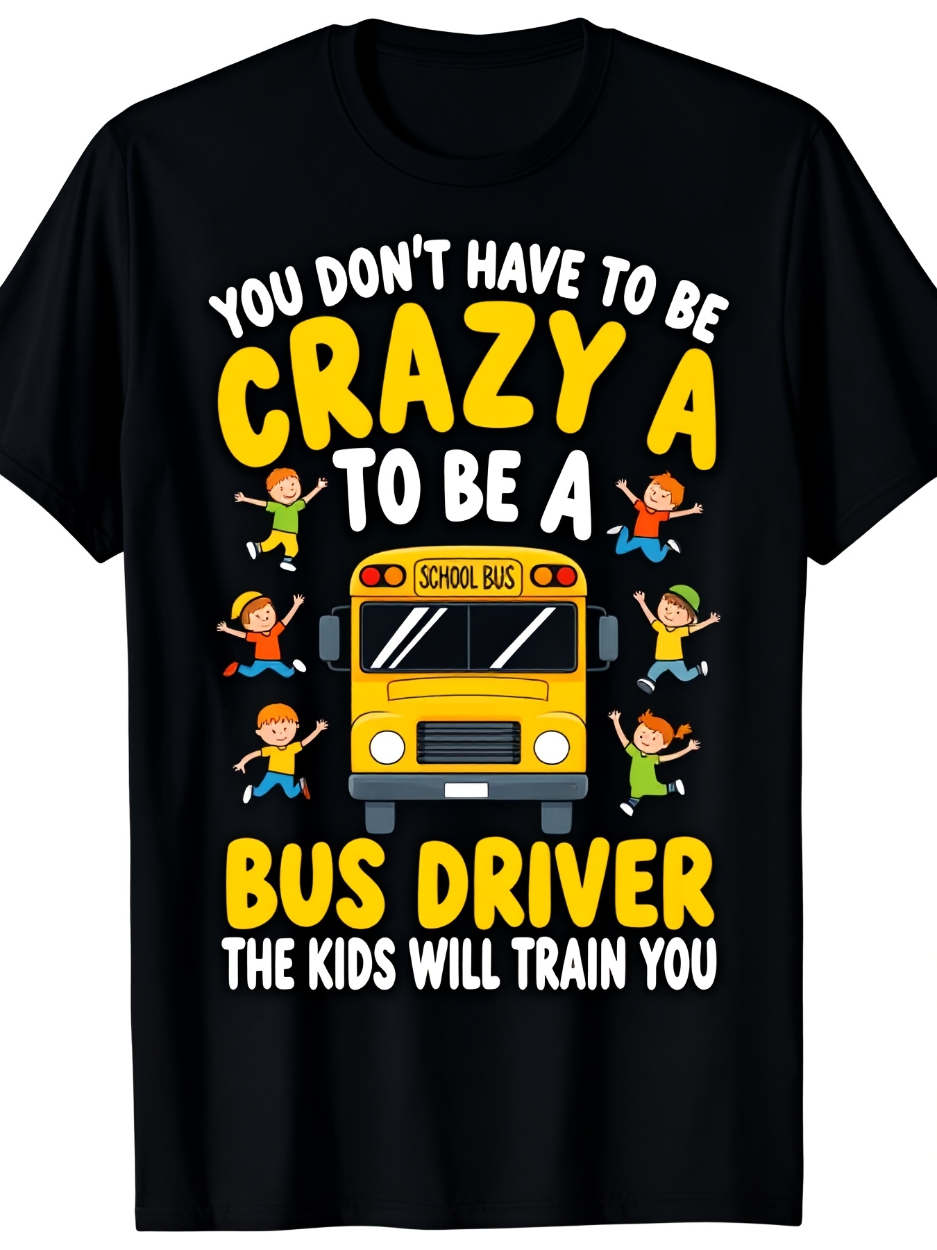 school bus shirt sold on Temu United States
