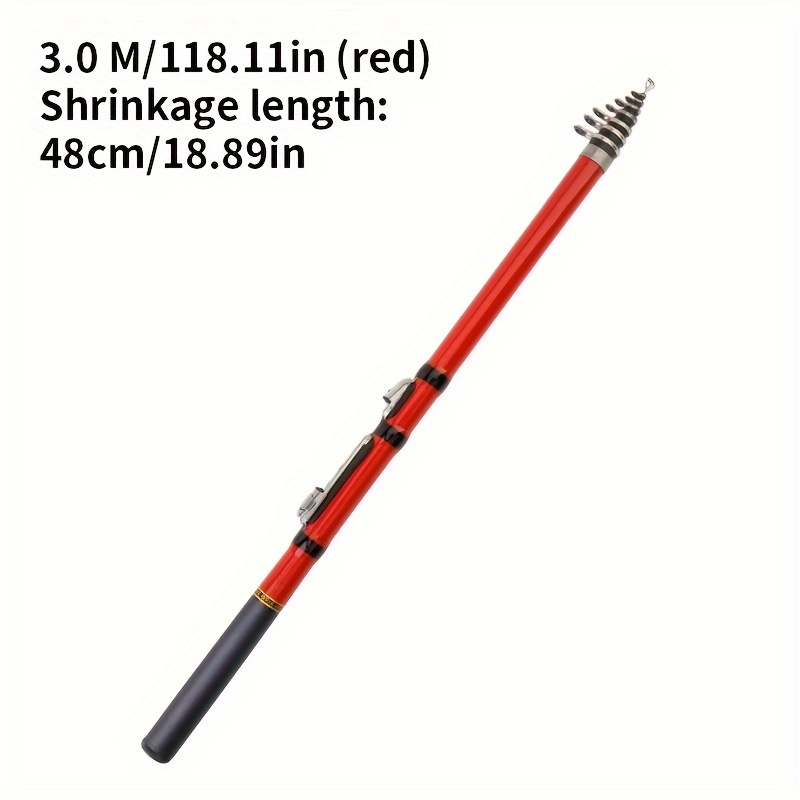 70.87inch 82.68inch 94.49inch 106.3inch 118.11inch Carbon Telescopic Rock  Fishing Rod, Ultra Light Carp Fishing Rod, Travel Spinning Rod